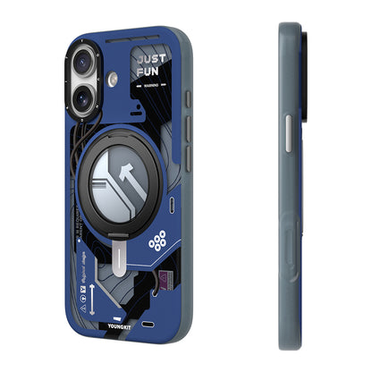 iPhone 17 Kılıf M-safe Şarj Özellikli Youngkit Starship Serisi Kapak