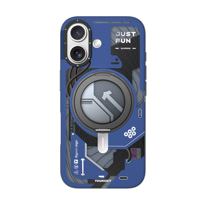 iPhone 17 Kılıf M-safe Şarj Özellikli Youngkit Starship Serisi Kapak