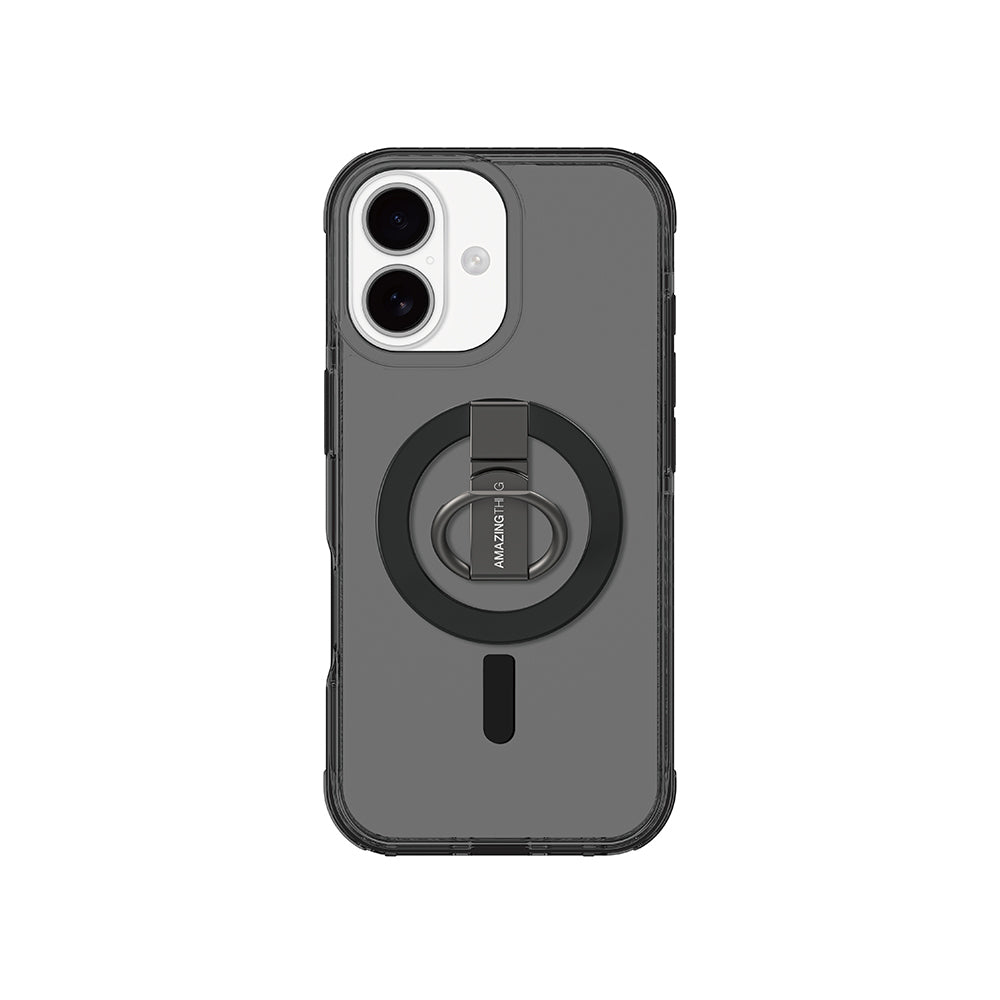 iPhone 17 Kılıf M-safe Şarj Özellikli Yüzük Standlı Amazingthing Titan Pro Serisi Kapak