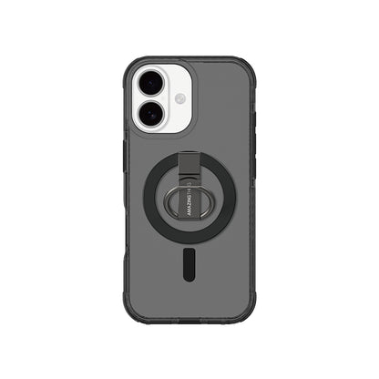 iPhone 17 Kılıf M-safe Şarj Özellikli Yüzük Standlı Amazingthing Titan Pro Serisi Kapak