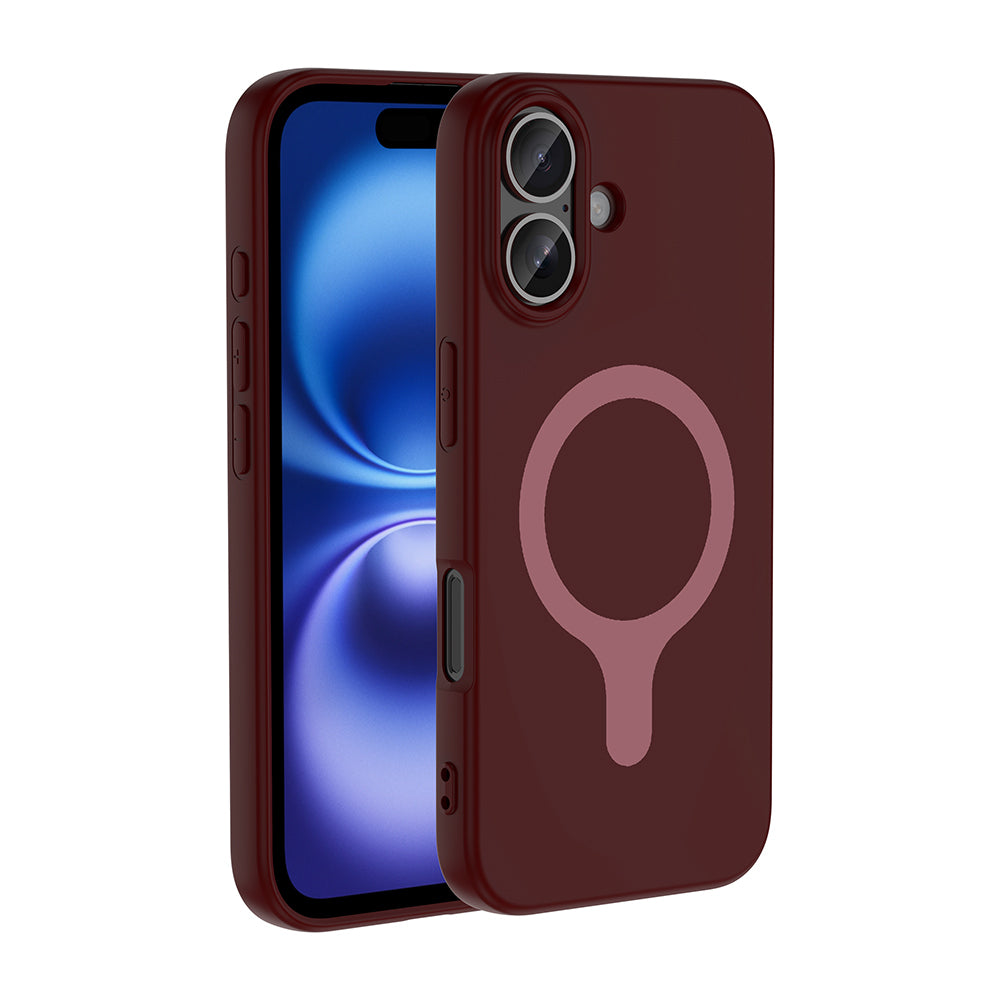 Apple iPhone 17 Kılıf M-Safe Şarj Özellikli Zore Aris Silikon Kapak