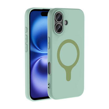 Apple iPhone 17 Kılıf M-Safe Şarj Özellikli Zore Aris Silikon Kapak