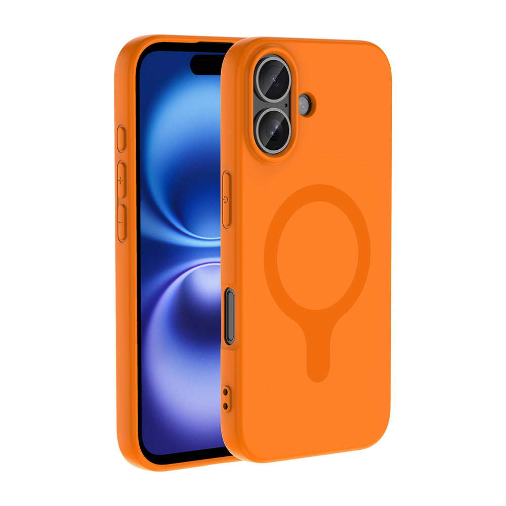 Apple iPhone 17 Kılıf M-Safe Şarj Özellikli Zore Aris Silikon Kapak