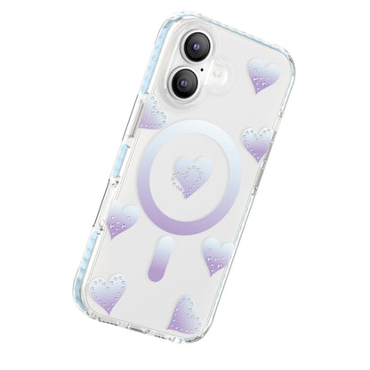 Apple iPhone 17 Kılıf M-Safe Şarj Özellikli Zore Paris Elvo Sert PC Kapak