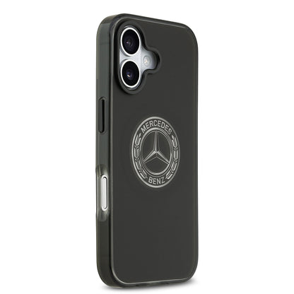 iPhone 17 Kılıf Mercedes Benz Orjinal Lisanslı M-safe Şarj Özellikli Buzlu PC Nostaljik Yıldız Dizayn Kapak