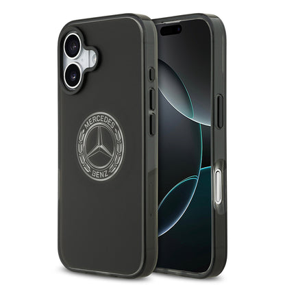 iPhone 17 Kılıf Mercedes Benz Orjinal Lisanslı M-safe Şarj Özellikli Buzlu PC Nostaljik Yıldız Dizayn Kapak