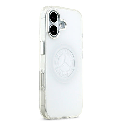 iPhone 17 Kılıf Mercedes Benz Orjinal Lisanslı M-safe Şarj Özellikli Buzlu PC Nostaljik Yıldız Dizayn Kapak
