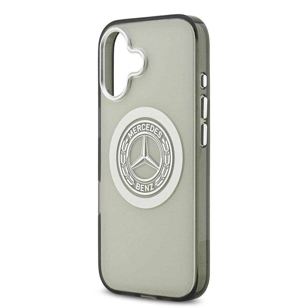 iPhone 17 Kılıf Mercedes Benz Orjinal Lisanslı M-safe Şarj Özellikli Çift Katmanlı PC Nostaljik Yıldız Dizayn Kapak