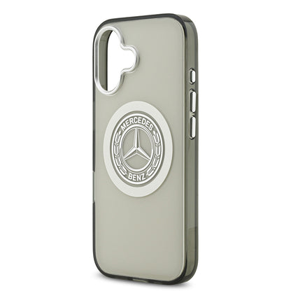iPhone 17 Kılıf Mercedes Benz Orjinal Lisanslı M-safe Şarj Özellikli Çift Katmanlı PC Nostaljik Yıldız Dizayn Kapak