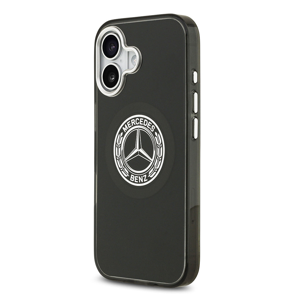 iPhone 17 Kılıf Mercedes Benz Orjinal Lisanslı M-safe Şarj Özellikli Çift Katmanlı PC Nostaljik Yıldız Dizayn Kapak