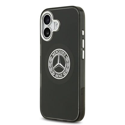 iPhone 17 Kılıf Mercedes Benz Orjinal Lisanslı M-safe Şarj Özellikli Çift Katmanlı PC Nostaljik Yıldız Dizayn Kapak
