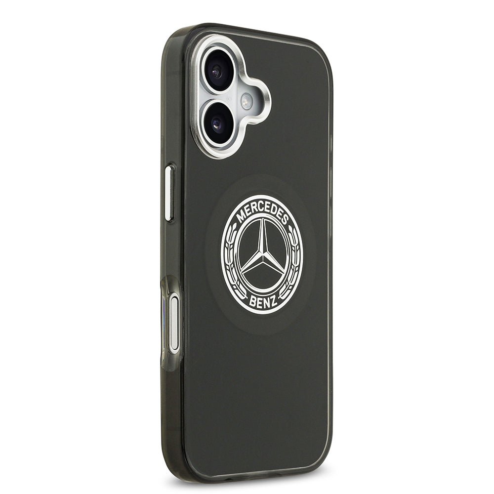iPhone 17 Kılıf Mercedes Benz Orjinal Lisanslı M-safe Şarj Özellikli Çift Katmanlı PC Nostaljik Yıldız Dizayn Kapak