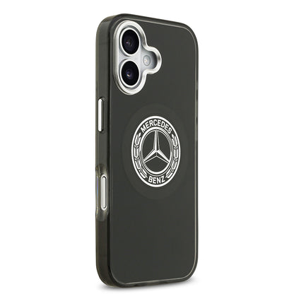iPhone 17 Kılıf Mercedes Benz Orjinal Lisanslı M-safe Şarj Özellikli Çift Katmanlı PC Nostaljik Yıldız Dizayn Kapak