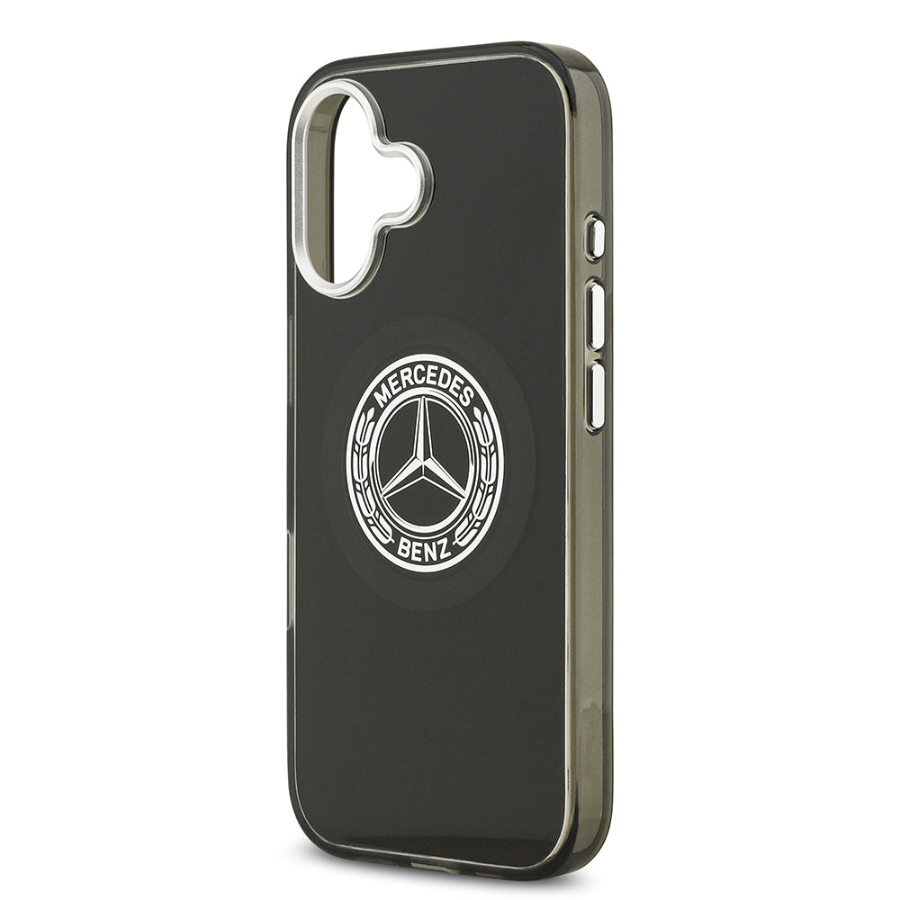 iPhone 17 Kılıf Mercedes Benz Orjinal Lisanslı M-safe Şarj Özellikli Çift Katmanlı PC Nostaljik Yıldız Dizayn Kapak