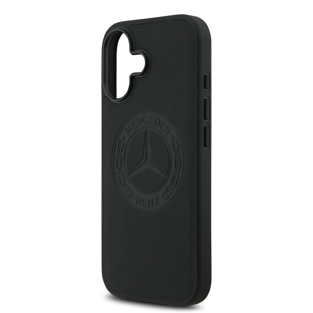 iPhone 17 Kılıf Mercedes Benz Orjinal Lisanslı M-safe Şarj Özellikli Hakiki Deri Nostaljik Yıldız Dizayn Kapak