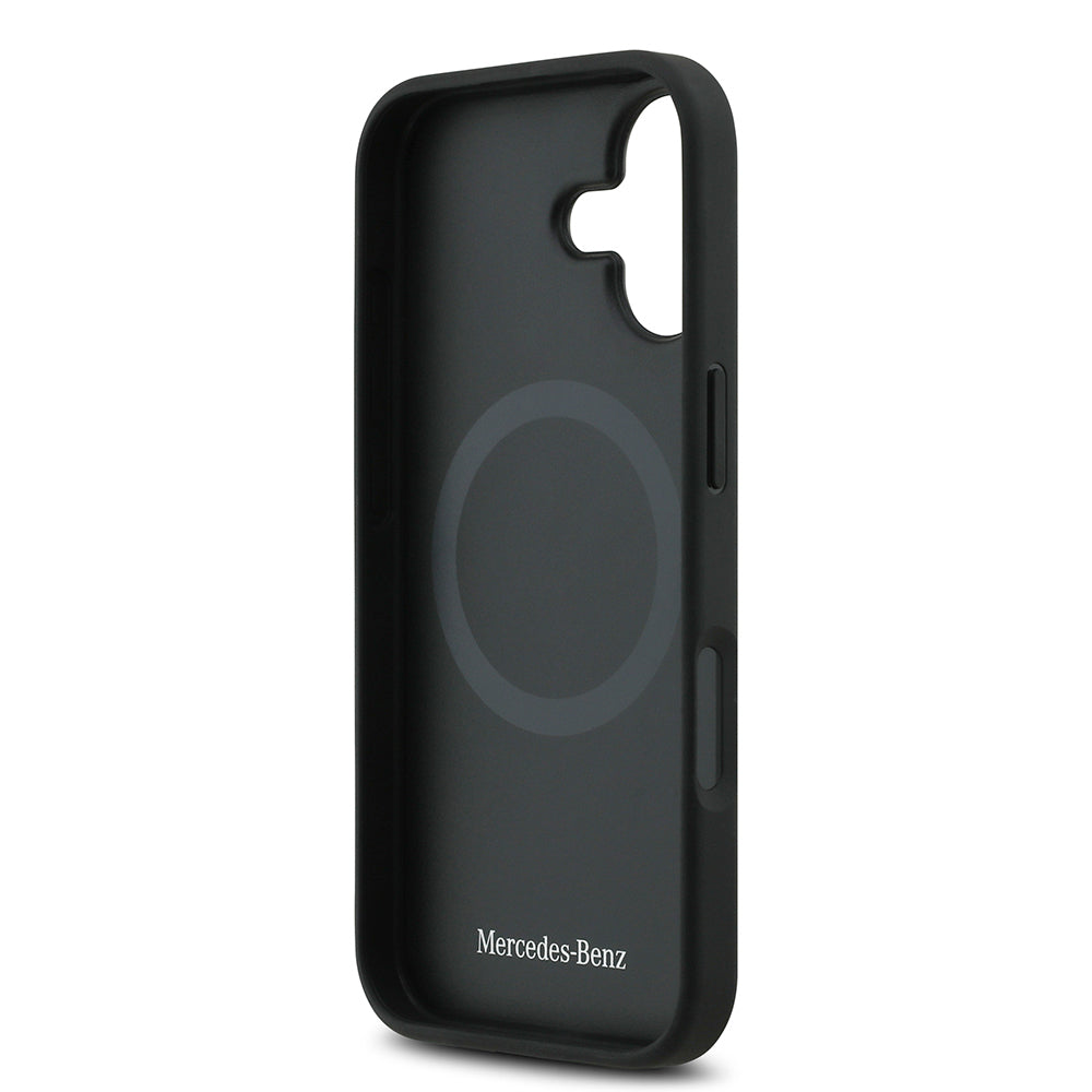 iPhone 17 Kılıf Mercedes Benz Orjinal Lisanslı M-safe Şarj Özellikli Hakiki Deri Nostaljik Yıldız Dizayn Kapak