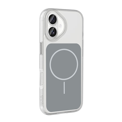 Apple iPhone 17 Kılıf Metal Buton Tasarımlı Zore İkonik Sert Silikon Kapak