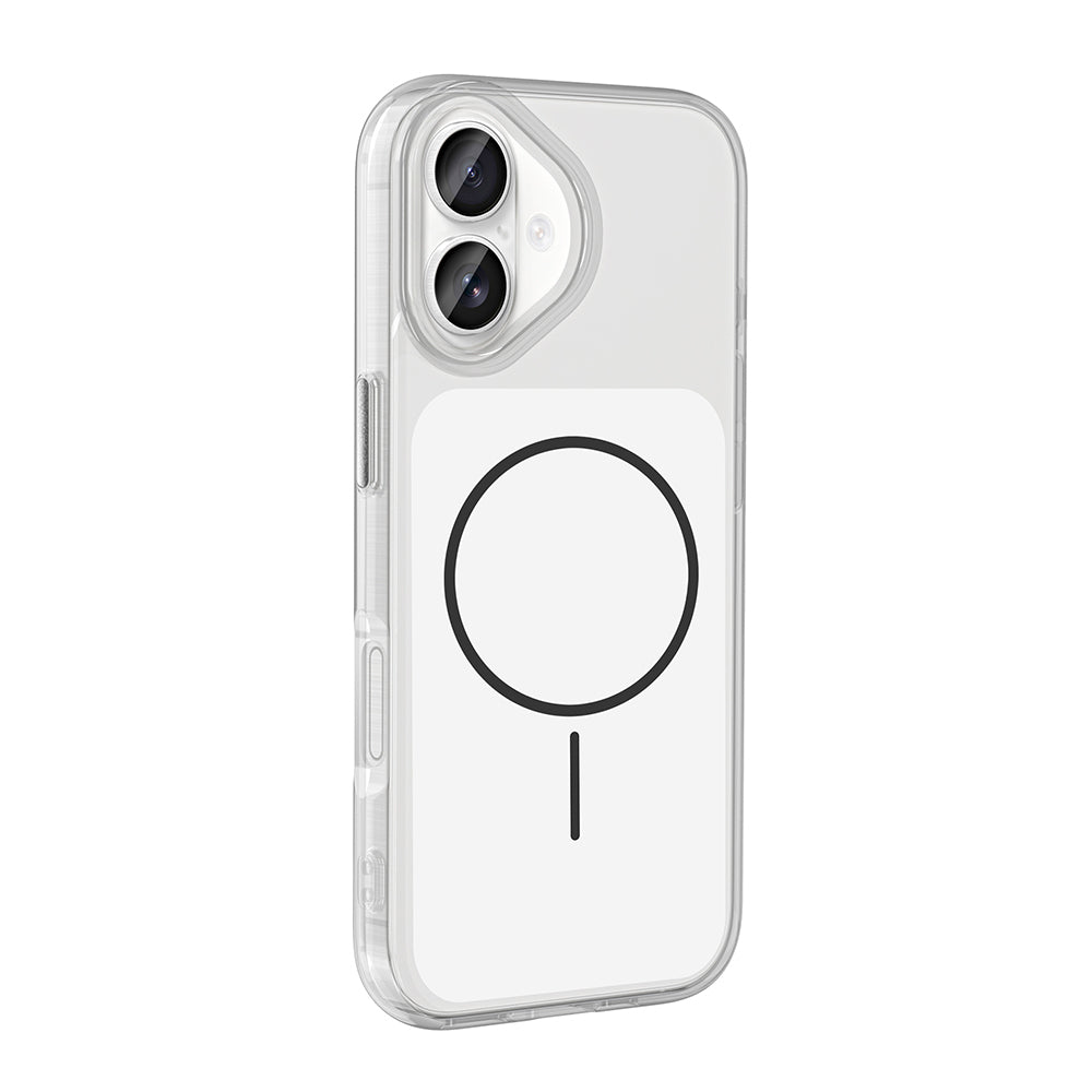 Apple iPhone 17 Kılıf Metal Buton Tasarımlı Zore İkonik Sert Silikon Kapak