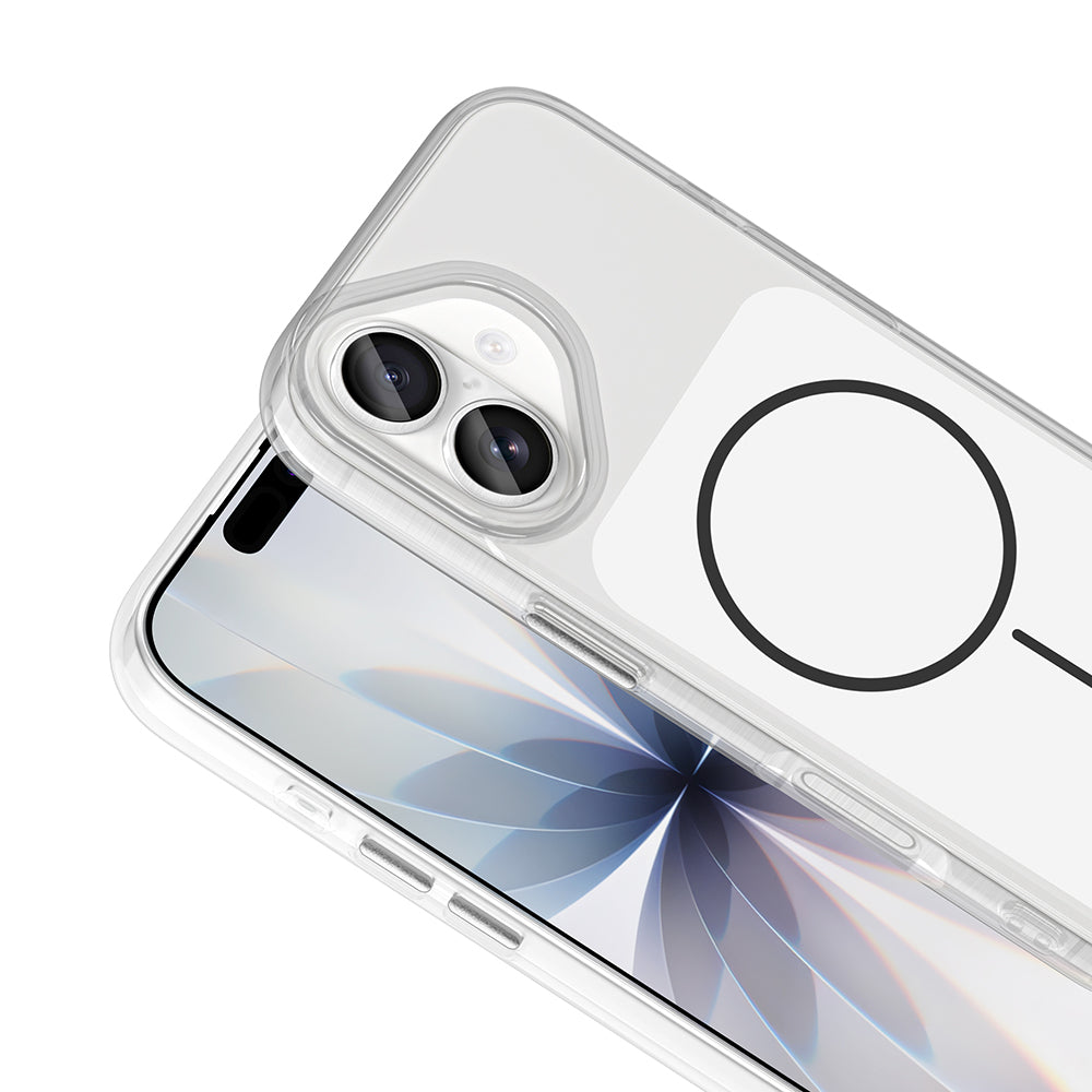 Apple iPhone 17 Kılıf Metal Buton Tasarımlı Zore İkonik Sert Silikon Kapak