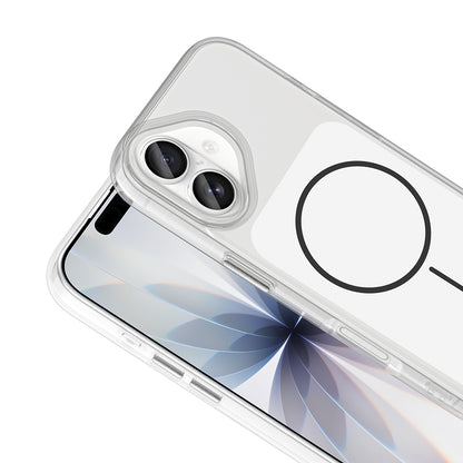 Apple iPhone 17 Kılıf Metal Buton Tasarımlı Zore İkonik Sert Silikon Kapak