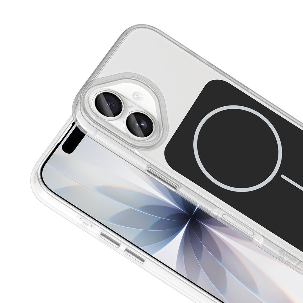 Apple iPhone 17 Kılıf Metal Buton Tasarımlı Zore İkonik Sert Silikon Kapak