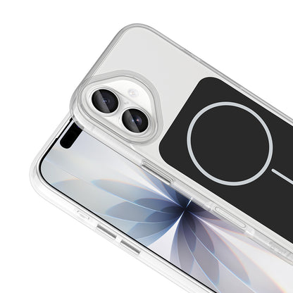 Apple iPhone 17 Kılıf Metal Buton Tasarımlı Zore İkonik Sert Silikon Kapak