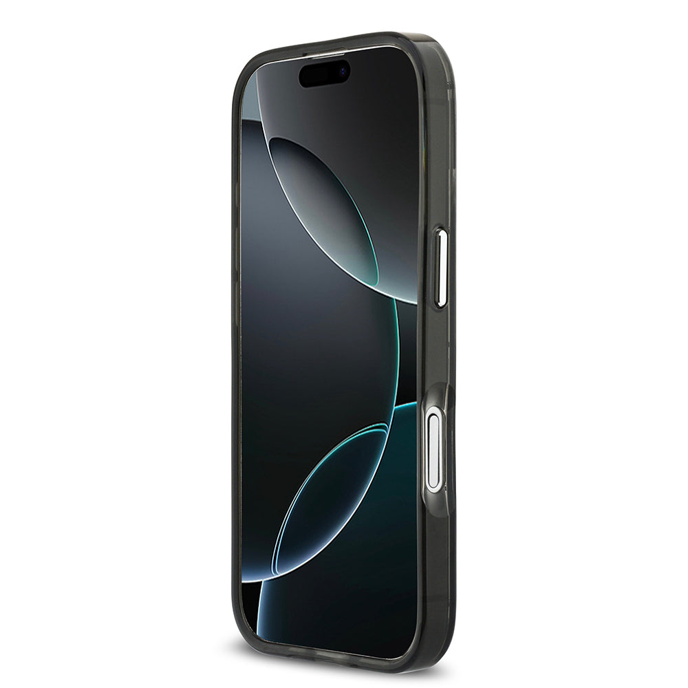 iPhone 17 Kılıf Orjinal Lisanslı M-safe Şarj Özellikli Karl Lagerfeld IML Baskılı Monogram Dizayn Kapak
