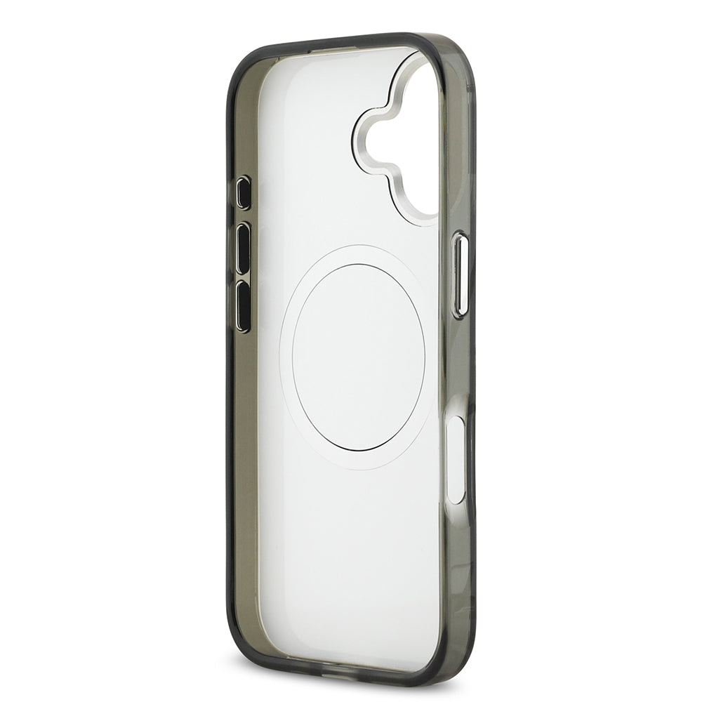 iPhone 17 Kılıf Orjinal Lisanslı M-safe Şarj Özellikli Karl Lagerfeld IML Baskılı Monogram Dizayn Kapak