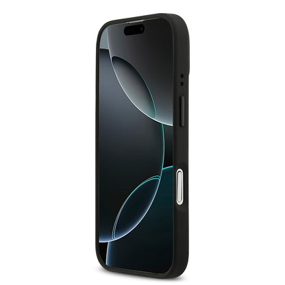 iPhone 17 Kılıf Redbull Orjinal Lisanslı M-safe Şarj Özellikli Kırmızı Halka ve Logo Kabartmalı PU Deri Kapak