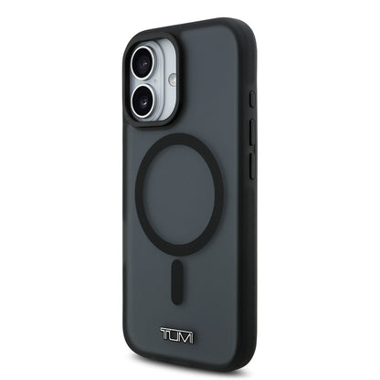 iPhone 17 Kılıf TUMI Orjinal Lisanslı M-safe Şarj Özellikli Buzlu Transparan Kapak