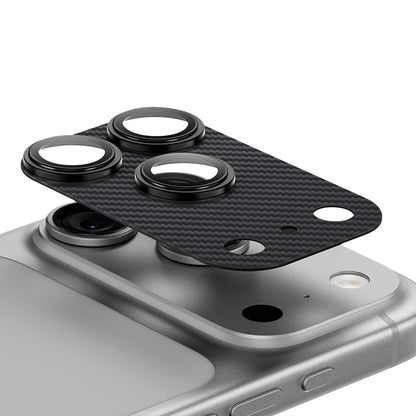 iPhone 17 Pro Benks ArmorWarrior Serisi 600D Kevlar Kamera Lens Koruyucu