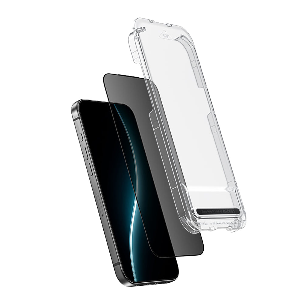 iPhone 17 Pro Benks Glass Warrior Privacy HD Cam Ekran Koruyucu + Kolay Uygulama Aparatlı