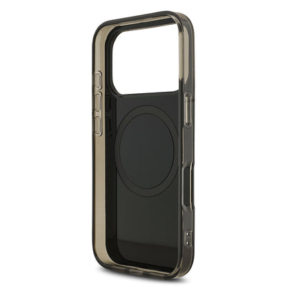 iPhone 17 Pro Kılıf AMG Orjinal Lisanslı M-safe Şarj Özellikli IML Baskı Logolu Çift Katmanlı Bow Lines Kapak