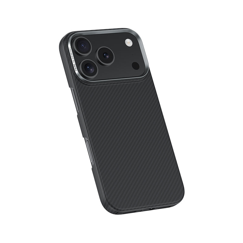 iPhone 17 Pro Kılıf Benks M-safe Şarj Özellikli Metal Kamera Çerçeveli Magnetik ArmorAir 600D Kevlar Fiber Kapak