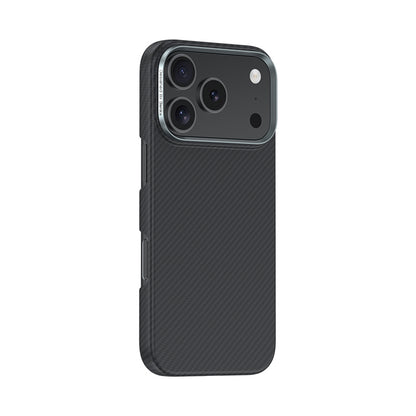 iPhone 17 Pro Kılıf Benks M-safe Şarj Özellikli Metal Kamera Çerçeveli Magnetik ArmorAir 600D Kevlar Fiber Kapak