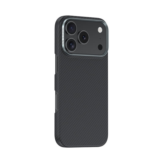 iPhone 17 Pro Kılıf Benks M-safe Şarj Özellikli Metal Kamera Çerçeveli Magnetik ArmorAir 600D Kevlar Fiber Kapak