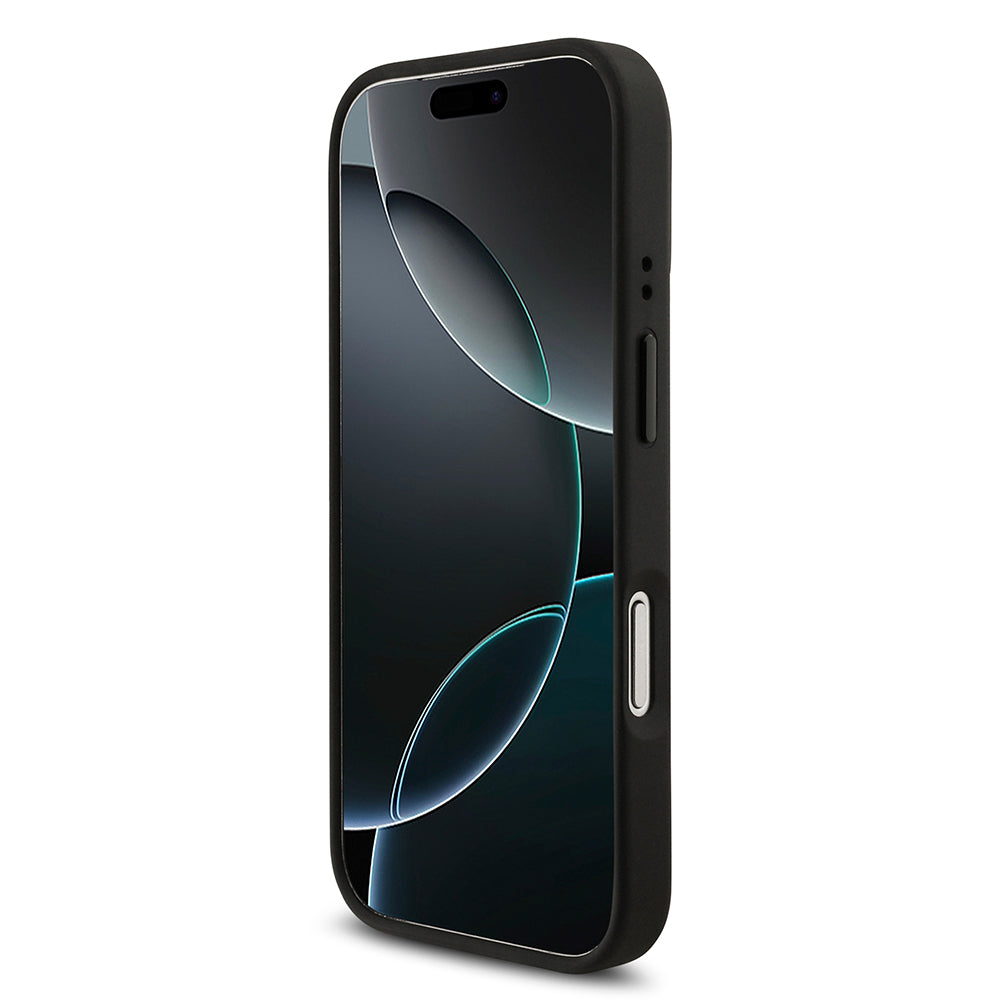 iPhone 17 Pro Kılıf BMW Orjinal Lisanslı M-safe Şarj Özellikli Karbon Fiber Metal Logolu Kevlar Kapak