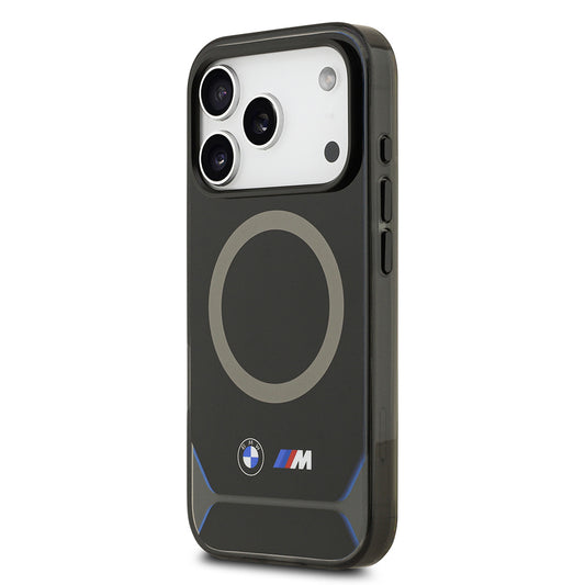 iPhone 17 Pro Kılıf BMW Orjinal Lisanslı M-safe Şarj Özellikli Metal Buton Tasarımlı IML Baskılı M Dizayn Kapak