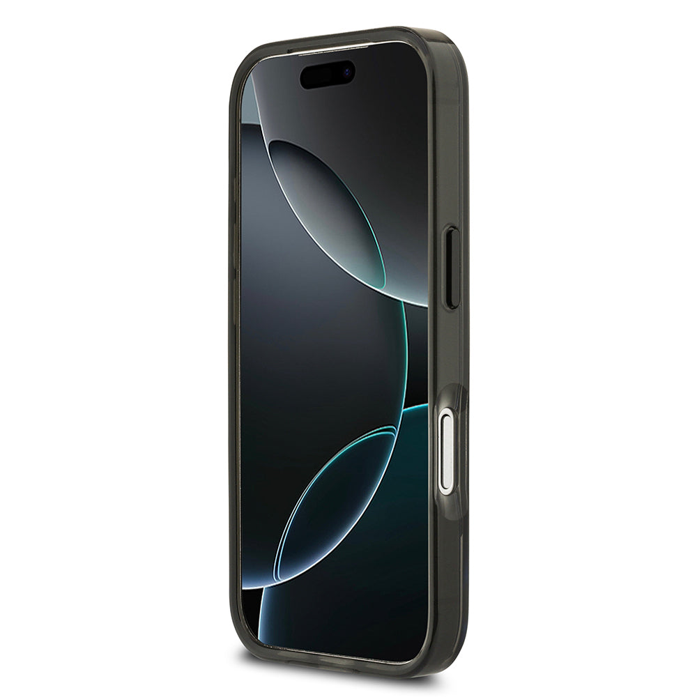 iPhone 17 Pro Kılıf BMW Orjinal Lisanslı M-safe Şarj Özellikli Metal Buton Tasarımlı IML Baskılı M Dizayn Kapak
