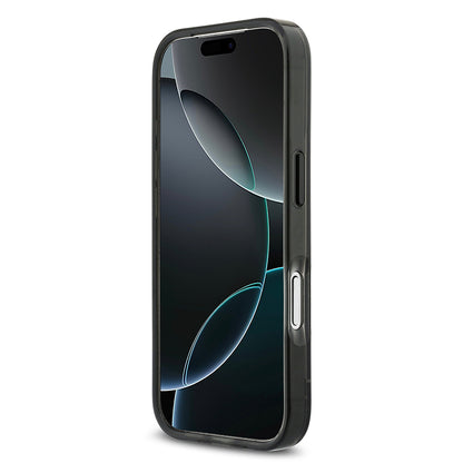 iPhone 17 Pro Kılıf BMW Orjinal Lisanslı M-safe Şarj Özellikli Metal Buton Tasarımlı Tranparan M Dizayn Kapak