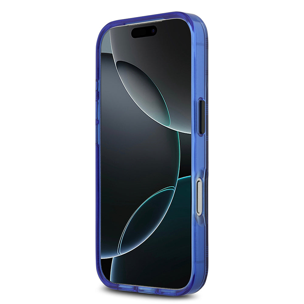 iPhone 17 Pro Kılıf BMW Orjinal Lisanslı M-safe Şarj Özellikli Metal Kamera Butonlu Yatay Şeritli M Dizayn Kapak