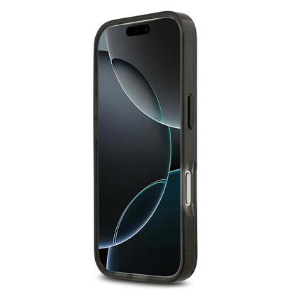 iPhone 17 Pro Kılıf BMW Orjinal Lisanslı M-safe Şarj Özellikli Metal Kamera Butonlu Yatay Şeritli M Dizayn Kapak