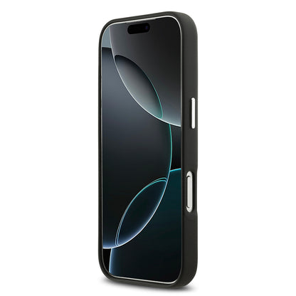 iPhone 17 Pro Kılıf BMW Orjinal Lisanslı M-safe Şarj Özellikli Metal Logolu Tam Kaplama Deri Kapak