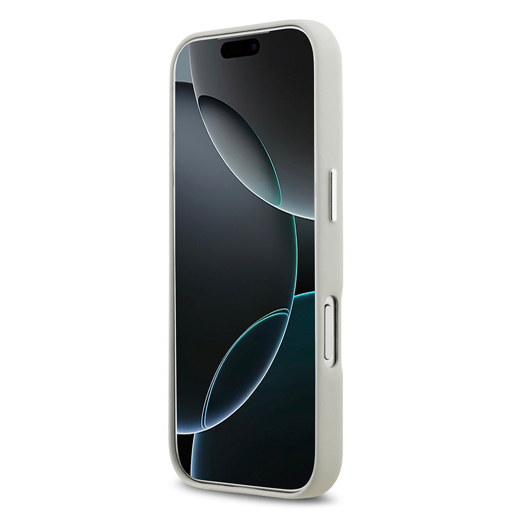 iPhone 17 Pro Kılıf BMW Orjinal Lisanslı M-safe Şarj Özellikli Metal Logolu Tam Kaplama Deri Kapak