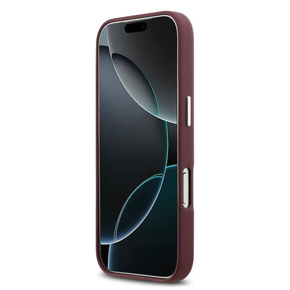 iPhone 17 Pro Kılıf BMW Orjinal Lisanslı M-safe Şarj Özellikli Metal Logolu Tam Kaplama Deri Kapak