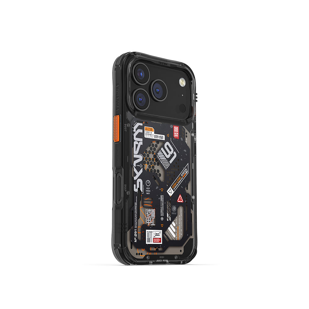 iPhone 17 Pro Kılıf Desenli Airbag Tasarımlı Skinarma Spectra Kapak
