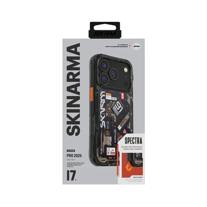 iPhone 17 Pro Kılıf Desenli Airbag Tasarımlı Skinarma Spectra Kapak