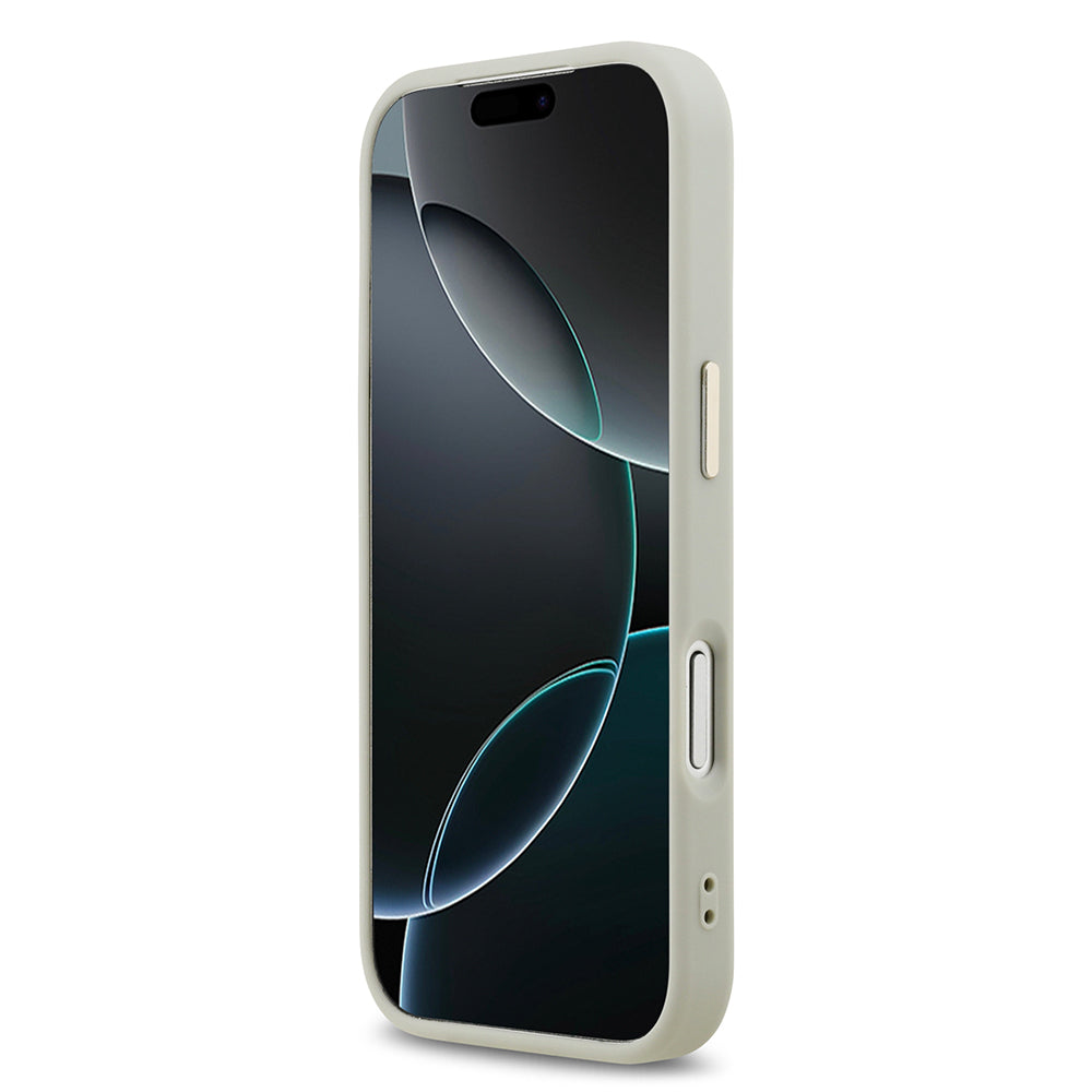 iPhone 17 Pro Kılıf DKNY Orjinal Lisanslı M-safe Şarj Özellikli 3D Yazılı Checkered Pattern Kapak