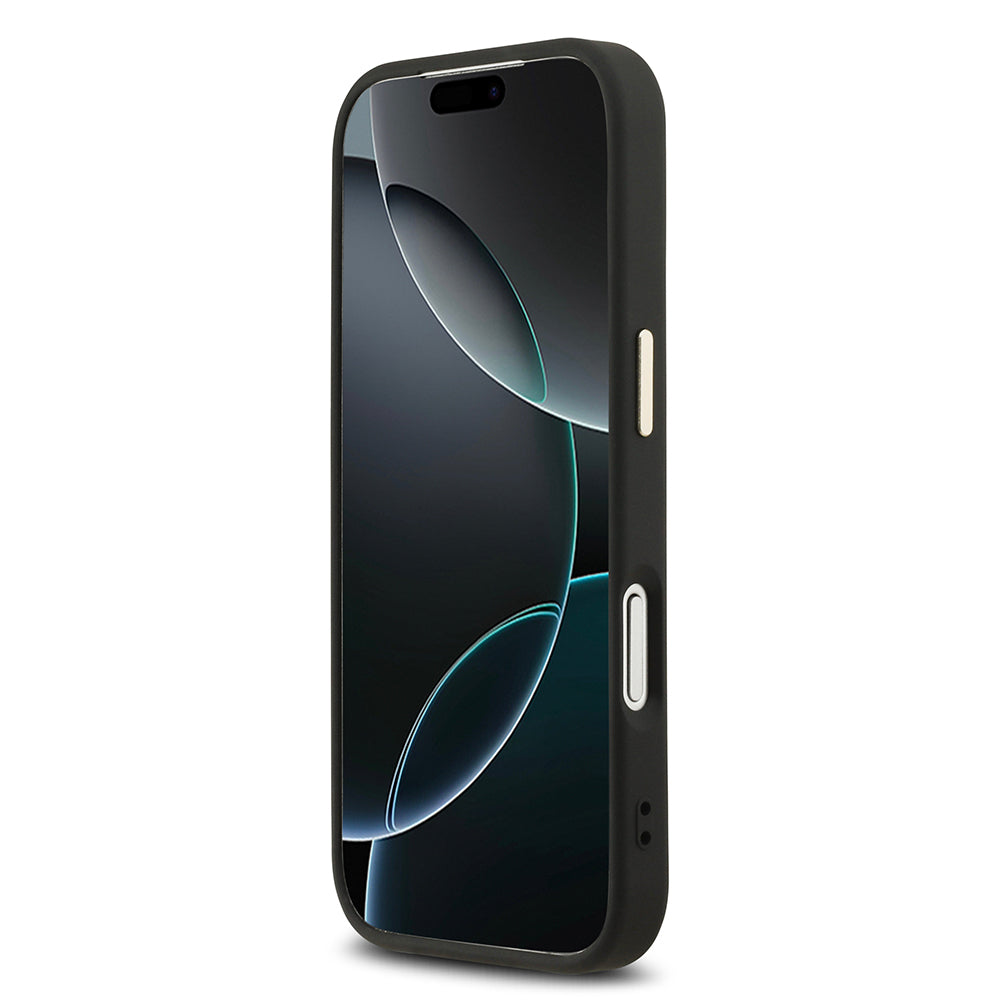 iPhone 17 Pro Kılıf DKNY Orjinal Lisanslı M-safe Şarj Özellikli 3D Yazılı Checkered Pattern Kapak
