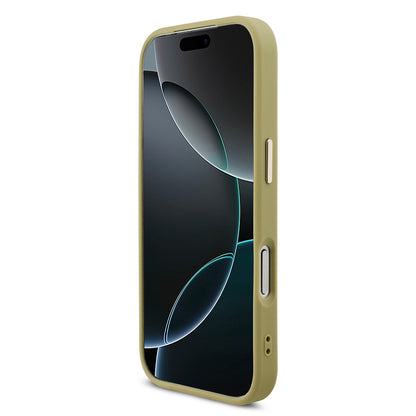 iPhone 17 Pro Kılıf Guess Orjinal Lisanslı 4G Büyük Metal Kamera Çerçeveli ve Logolu Glitter Kapak